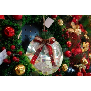 Ornament brad, Flippy, Pasare, Auriu, Lucios, 17*17CM, Acril, Interior/ Exterior - Img 10