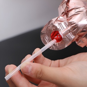 Pai din Plastic, pentru Umflarea Baloanelor din Folie, Flippy, 8 cm, Transparente - Img 7