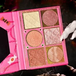Paleta Iluminatoare, Flippy, 6 Nuante, Halloween, Culori Calde, Dreptunghiulara, 160g, Valabilitate 24 Luni, 17.4x11.5x1.3 cm, Varianta B, Nude-Rose - Img 4