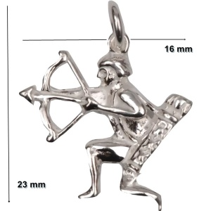 Pandantiv din Argint 925 Jolie Silver, Zodia Sagetator, 23 x 16 mm, 1.1 g - Img 4