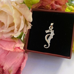 Pandantiv din Argint 925, Model Calut de Mare, Jolie Silver, 0.8 g, 20x9 mm - Img 6
