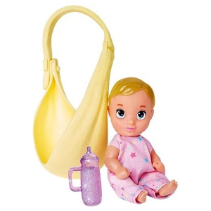 Papusa Simba Steffi Love Baby Bag 29 cm cu accesorii - Img 4