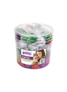Pawise Jucarie Minge Pompom pentru Pisici 72 Buc - Img 1