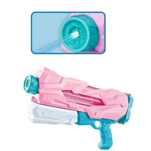 Pistol cu Apa pentru Copii, Rezervor, Pentru Piscina/Plaja, Flippy, 6ani+, 5 duze, Quick Fill, Roz, 800ML - Img 7