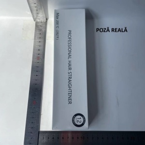 Placa de Par fara Fir, Flippy, Adaptor Tip C, 4 Trepte de Temperatura, Tensiune 5V, Capacitate Baterie 5000 mAh, Indreptat, Ondulat, 23.5x3.3x4.5 cm, Alb - Img 10