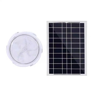 Plafoniera solara Flippy, 30W, diametru 145MM, cu telecomanda, lungime prelungitor 4.6 m, alb rece - Img 1