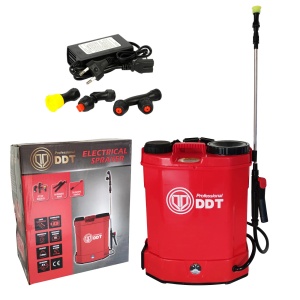 Pompa de stropit cu acumulator DDT Profesional 12 L, 12 V, 2.3 MPA, Complet accesorizata + Lance telescopica 2.8m - Img 3