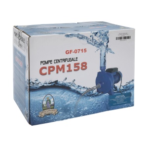 Pompa de suprafata pentru apa CPM158 (Lazio mare) 750 W, 2850 rpm, aspiratie 9 m, refulare 30 m - Img 3