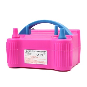 Pompa Electrica Pentru Umflat Baloane, 600 W, Roz cu albastru, - Img 2