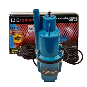 Pompa submersibila pe viratii Broman, 350 W, 80 m inaltime, 1.08 mc/h, 3/4"