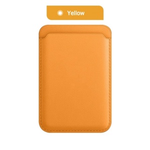 Portofel Flippy MagSafe piele pentru carduri compatibil cu Apple iPhone 12/12 Mini/12 Pro/12 Pro Max,Portocaliu - Img 4