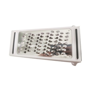 Razatoare de bucatarie cu cutie colectoare Flippy, doua tipuri de lame, carcasa inox si ABS, design practic, alb - Img 5