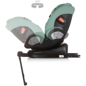 Scaun auto Chipolino Tourino I-Size 40-150 cm pastel green cu sistem Isofix - Img 7