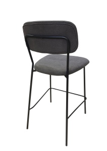Scaun bar Nero, Gri, 47x51x89 cm - Img 4