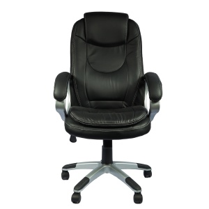 Scaun de birou directorial US27 Ascot, negru, 66x73x108-118 cm - Img 2