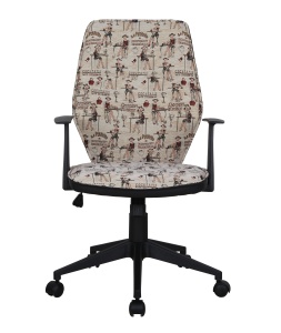 Scaun de birou directorial US97 Saga, multicolor, 58x60x100-110 cm - Img 3