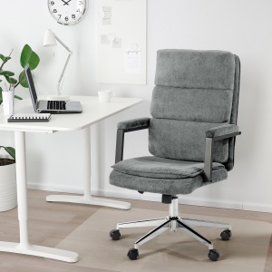 Scaun de birou US134 Aria, gri, 65.5x71.5x106-116 cm - Img 2