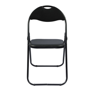 Scaun pliant Cordoba, negru, 38.5x43x79 cm - Img 2
