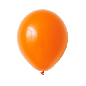 Set 10 Baloane din Latex, Flippy, Model Party cu Buline si Simple, 30 cm, Portocaliu, 2.8 g - Img 2
