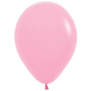 Set 10 Baloane din Latex, Flippy, Model Party cu Buline si Simple, 30 cm, Roz, 2.8 g - Img 3