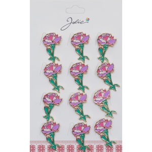 Set 12 Brose Martisor Garoafa Roz