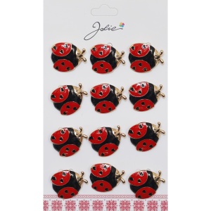 Set 12 Brose Martisor Primavara Buburuza