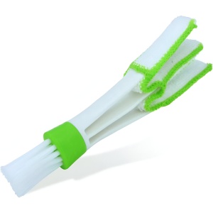 Set 17 Accesorii pentru Curatare Auto, Flippy, Interior si Exterior, 4 Capete pentru Bormasina, 5 Pensule, 3 Perii, 1 Laveta, 1 Manusa, 1 Perie Tripla Grilaj, 2 Bureti, Multicolor - Img 8