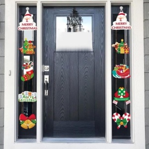 Set 2 Decoratiuni de Craciun, Flippy, de Agatat, pentru Usa, Sfoara Inclusa, 21 cm/28 cm, din Hartie 350g, Multicolor - Img 6