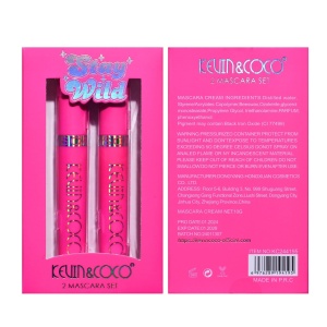 Set 2 Mascara, KEVIN & COCO, Stay Wild, 2 culori, 15.1 x 8.5 x 2.2 cm, Negru/Maro - Img 4