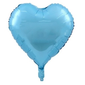 Set 3 Baloane din Folie Metalizata, Flippy, Figurine Picior 46x79 cm, Inima 45cm, Stea 45cm, Model It's a Boy, Tema Gender Reveal, Ambalaj Individual, Pai Inclus, Umflare cu Aer sau Heliu, Albastru - Img 2
