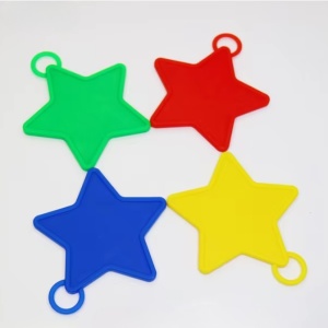 Set 4 Greutati pentru Baloanele cu Heliu, Flippy, 32 grame, 8 grame Fiecare, Plastic, Forma Stelute, Multicolor - Img 8