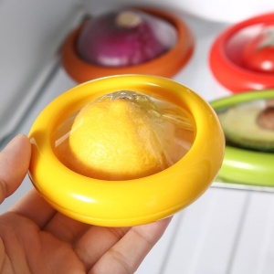 Set 4 Recipiente pentru Pastrarea Proaspata a Legumelor, Flippy, Cutii Portabile Sigilate Anti-oxidare, 4 Forme Diferite pentru Legume sau Fructe, Culori diferite - Img 14