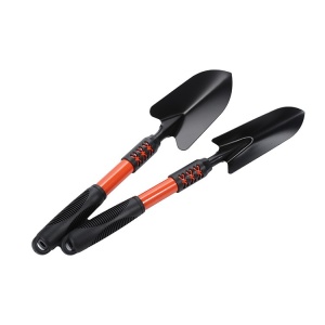 Set 4 Unelte de Gradina Flippy, Maner extensibil, pentru Plantare Prelucrare Sol si Ingrijire Plante, Material otel carbon, negru - Img 7