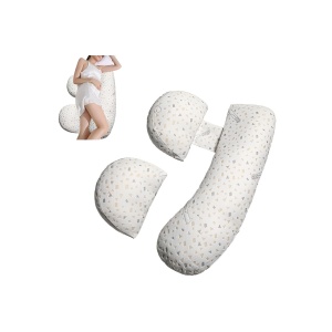 Set Perna pentru Gravide, Flippy, Husa Detasabila, Spuma Moale, Utilizare in Forma H si U, Reglabila, Latime Ajustabila, Proactive, Gri - Img 5
