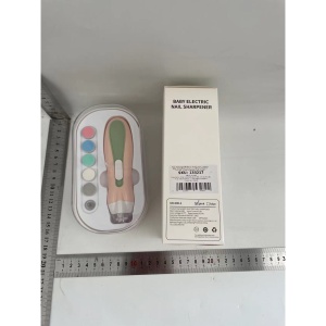 Set Pila Electrica pentru Copii si Bebelusi, Flippy, ABS, 6 Accesorii, cu Lumina LED, Roz Pudrat - Img 2