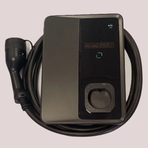 Stația de încărcare pentru vehicule electrice EVD02-07RD 230V/50Hz 8A-32A reglabil in trepte conector tip 2 comanda RFID si aplicatie - Img 2