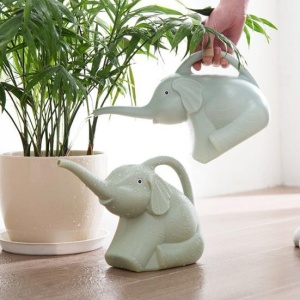 Stropitoare pentru Copii, Flippy, in forma de Elefant, 1500 mL, pentru Udat Plante, 19.5x17x11.8 cm, Albastru - Img 6