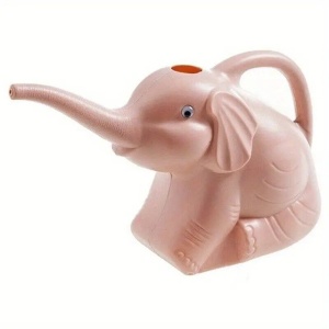 Stropitoare pentru Copii, Flippy, in forma de Elefant, 1500 mL, pentru Udat Plante, 19.5x17x11.8 cm, Roz - Img 1