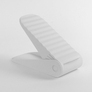 Suport pentru Pantofi, Flippy, cu Două Straturi, Organizator, Antiderapant și Durabil, Inălțime Reglabilă, 25.5x11x7.5 cm, Alb, 150 g - Img 6