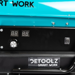 Tun de caldura pe motorina Detoolz, 30kW, 35L, cu roti de transport - Img 4