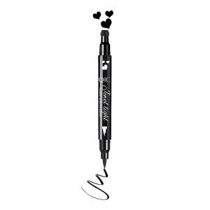 Tus Lichid pentru Ochi, Flippy, 2 Capete, Eyeliner si Stampila Inima, Pentru Ochi si Corp, 50 g, Rezistent la Apa, 12.7 x 3 cm, Negru - Img 6