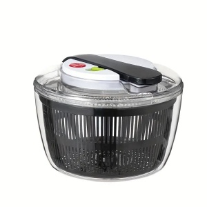 Uscator Manual pentru Salata si Verdeturi, Flippy, Plastic, 16x15x21 cm, Capacitate 3L, Negru - Img 8