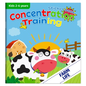 volume de carte de autocolante pentru produse noi transfrontaliere Amazon, care se concentrează pe autocolante de dezvoltare potențială, comoara de iluminare a copiilor Cartea educatie prescolar + DB01-99-0002 (set 10 volume) - Img 5