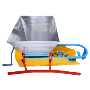Zdrobitor desciorchinator manual de struguri Micul Fermier, cuva 20 litri, 300 kg/h - Img 4