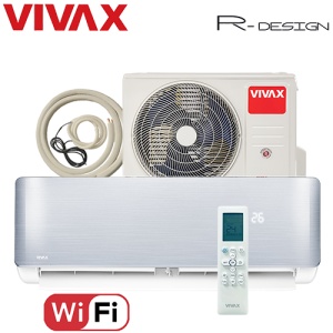 Aer Conditionat VIVAX R-Design ACP-09CH25AERI SILVER Wi-Fi Kit de instalare inclus R32 Inverter 9000 BTU/h - Img 5