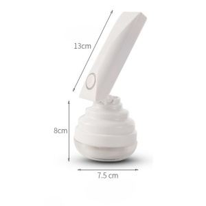 Aparat Pentru Curatat Scame, Par Si Praf, Flippy, Trimmer pentru Diferite Tipuri De Material, Cu Lame Din Otel Inoxidabil, Maner Flexibil, Incarcare Prin USB, 13x8 cm, Alb - Img 6