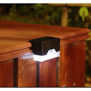 Aplica solara LED Flippy, ABS/Policarbonat, rezistenta la apa IP65, pentru trepte, borduri, terasa, 1.2V, 600mah, 7.9 x 5 cm, lumina alb rece, negru - Img 4