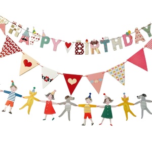 Banner Happy Birthday 100x200 cm, Flippy, Rola de Ata Inclusa, Tematica Candy, Multicolor - Img 7