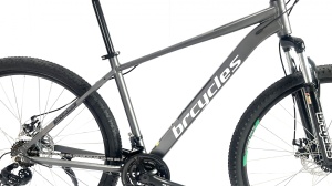 Bicicleta MTB 29″ BR Tornado, cadru Aluminiu, 21 viteze, cu Shimano, Gri - Img 3