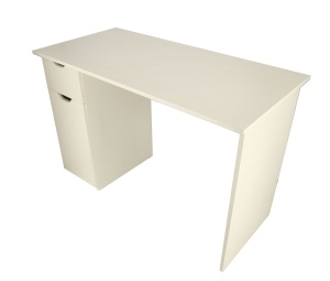 Birou Heide, alb, 115x55x76 cm - Img 3